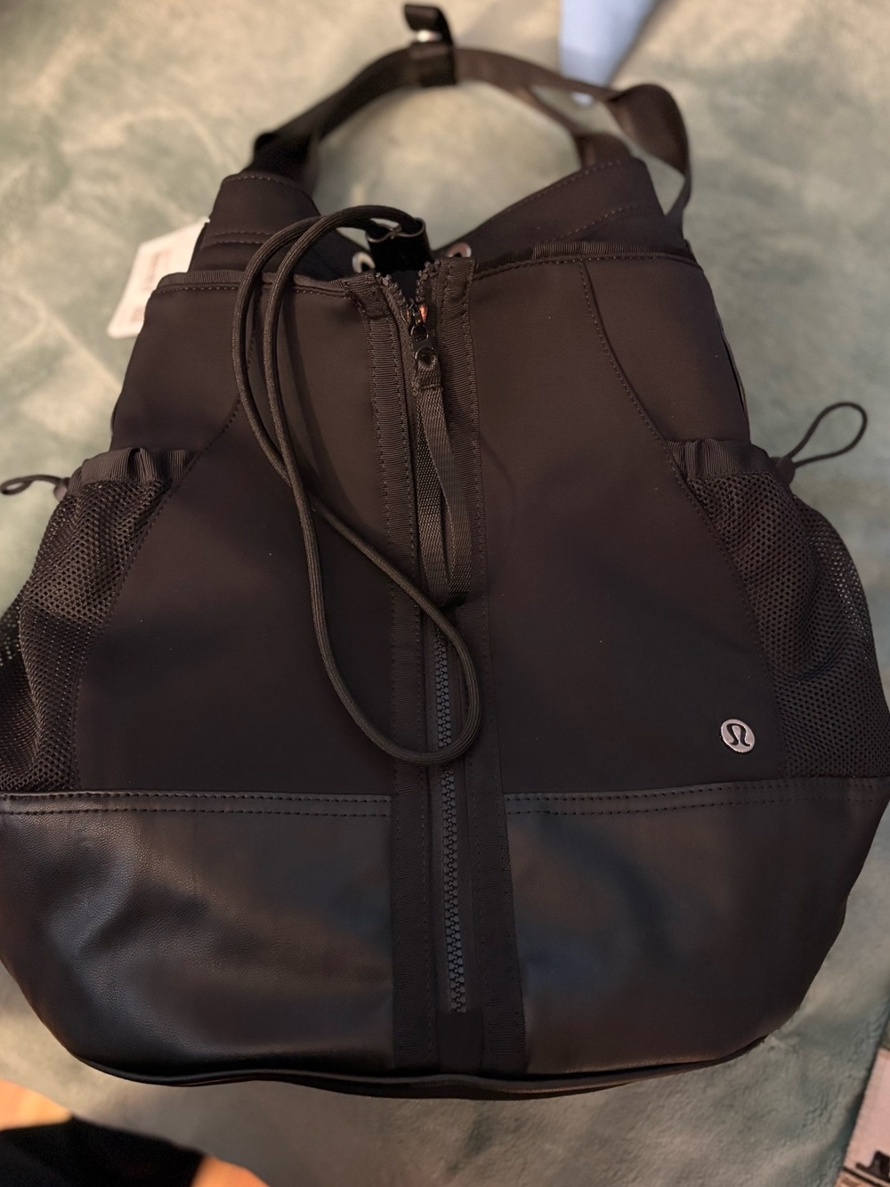 lululemon Tennis Rally Black Everyday Backpack with Front Zip